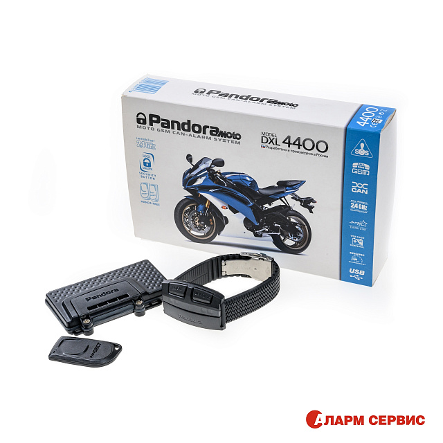Сигнализация PANDORA, DXL 4400 Moto CAN+GSM Сигнализация PANDORA, DXL 4400 Moto CAN+GSM